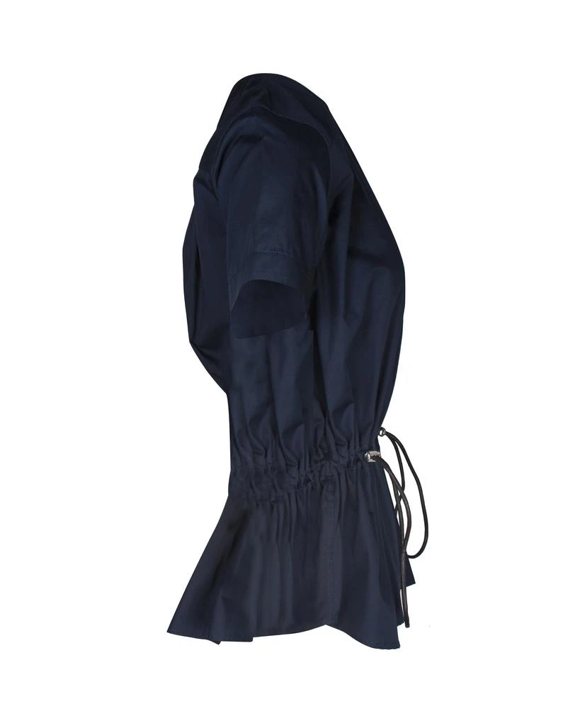 NIKE Sacai Open Back T-shirt in Navy Blue Polyester 2