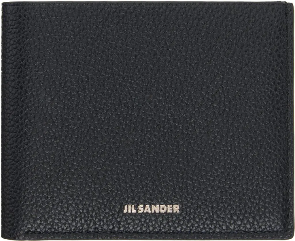 Jil Sander Black Bifold Wallet