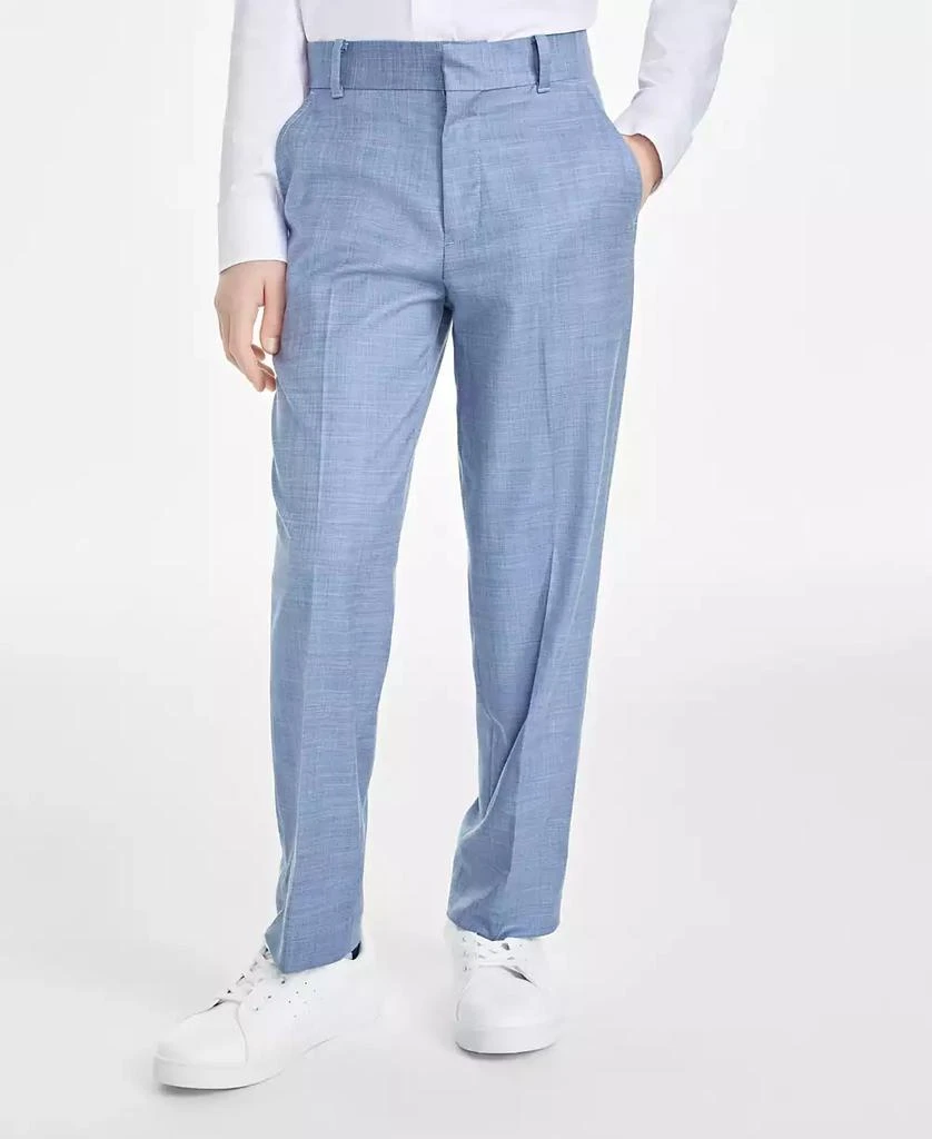 Tommy Hilfiger Big Boys Stretch Sharkskin Machine Washable Suit Pants 1