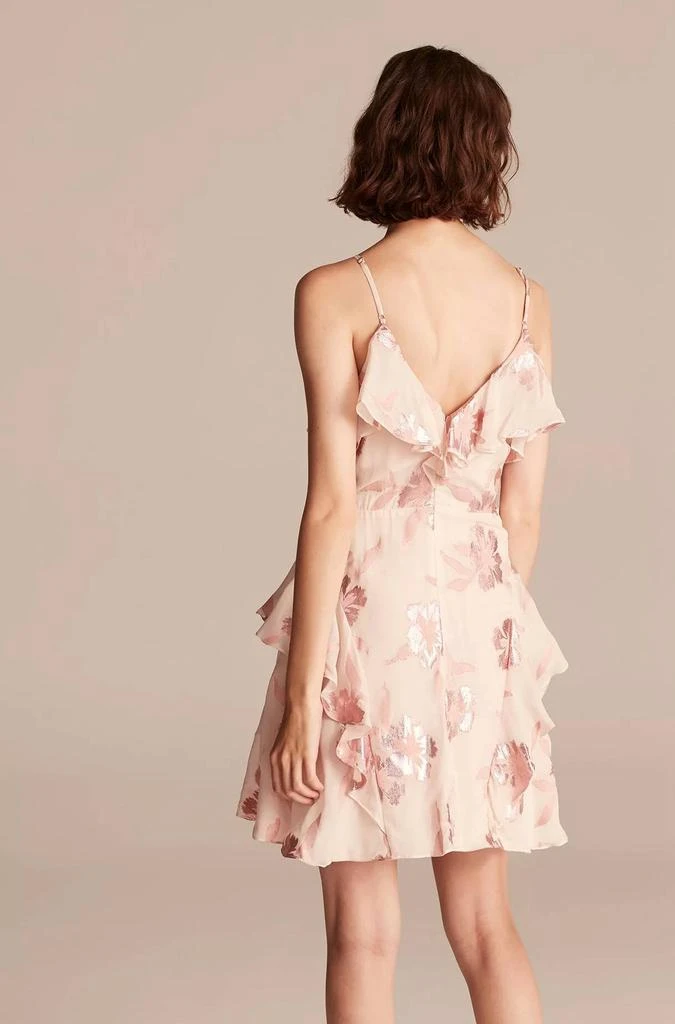 Rebecca Taylor Rebecca Taylor - Fleur Rose Gold Metallic Silk Dress 2