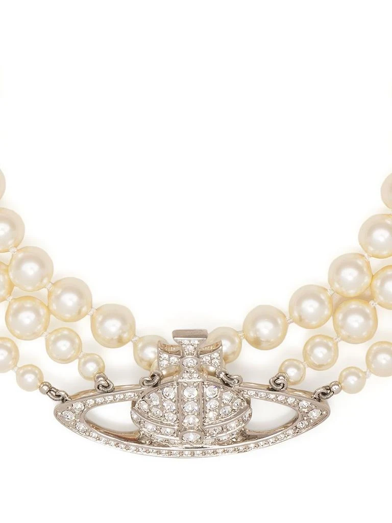 Vivienne Westwood Layered Faux Pearl Necklace 3