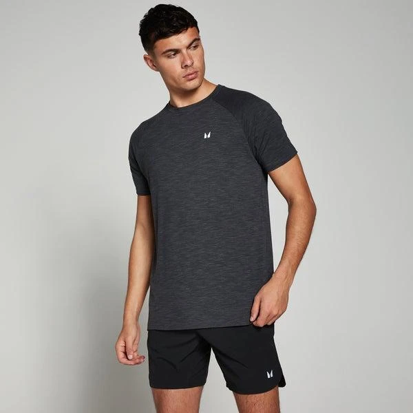 MP MP Men's Performance Short Sleeve T-Shirt - Black Marl 1