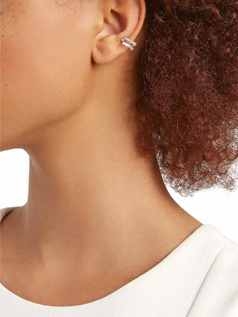 Repossi Antifer 18K White Gold & Diamond Single Ear Cuff