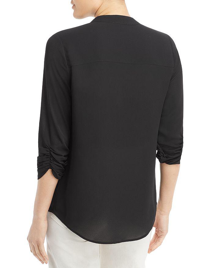 T Tahari Band Collar Shirt