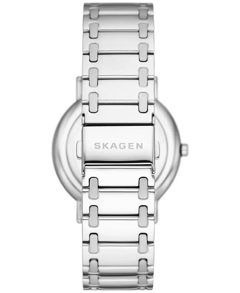 Skagen Men's Signatur Three Hand Silver-Tone Stainless Steel Watch 40mm 4