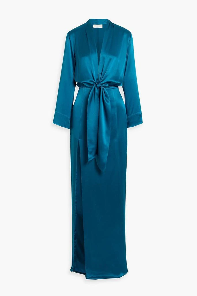 Shop Silk-satin wrap gown on Sale at BeyondStyle  Get 65% Off Silk-satin  wrap gown with Limited-Time Flash Deals, Exclusive Discounts, and Special  Offers. Enjoy Unbeatable Savings on Silk-satin wrap gown, Compare