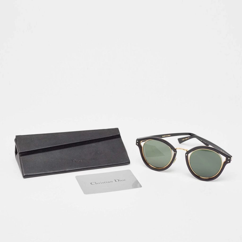 Dior Dior Black/Gold Elliptic Oval Sunglasses 4