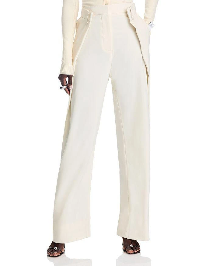 Rokh Pleated Wide Leg Pants 1