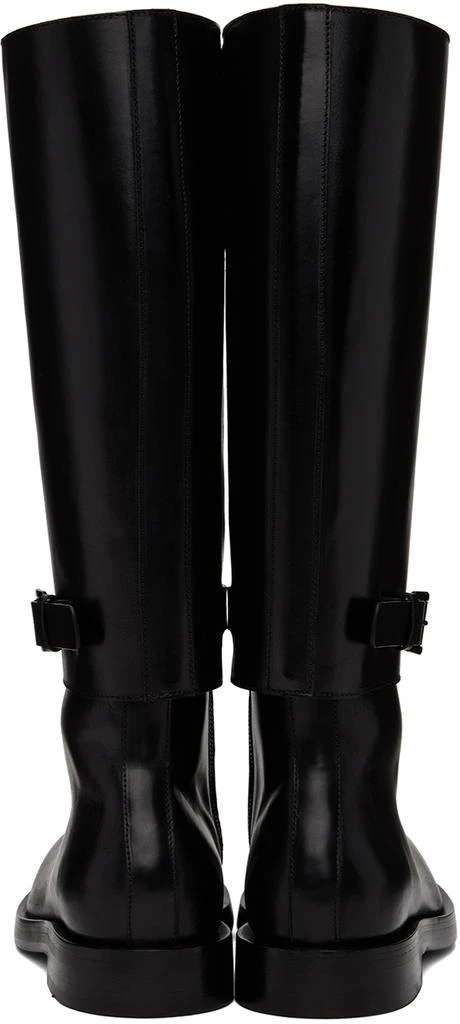 ANN DEMEULEMEESTER Black Ted Riding Boots 2