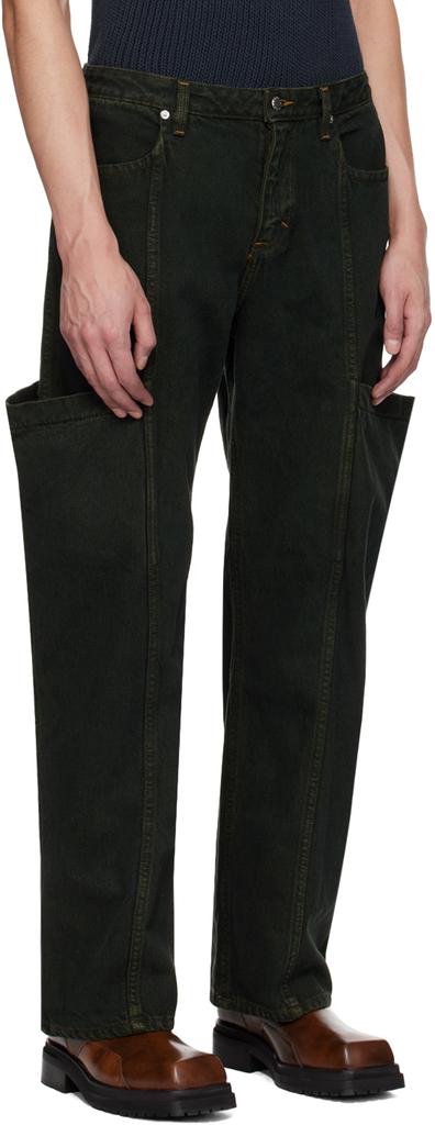 Eckhaus Latta Green Pocket Jeans