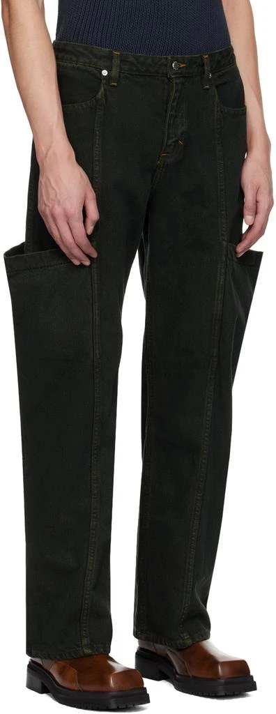 Eckhaus Latta Green Pocket Jeans 2