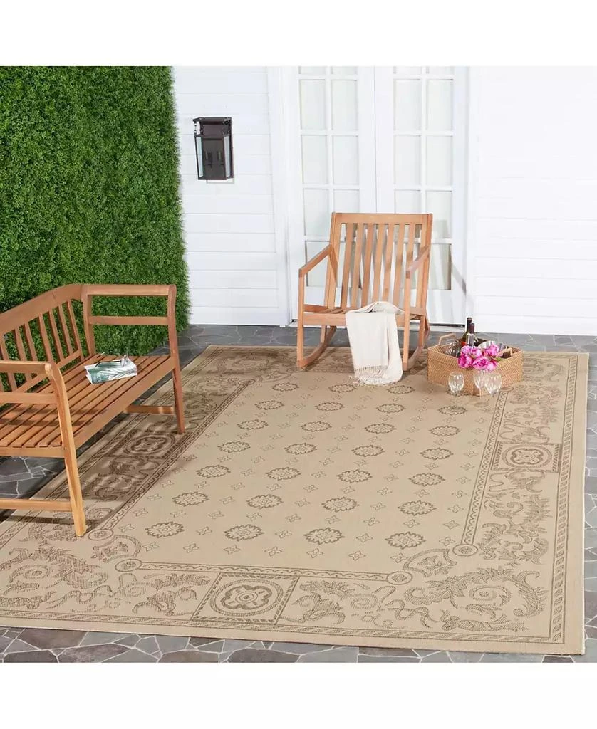 Safavieh Courtyard CY1356 Natural and Brown Area Rug Collection