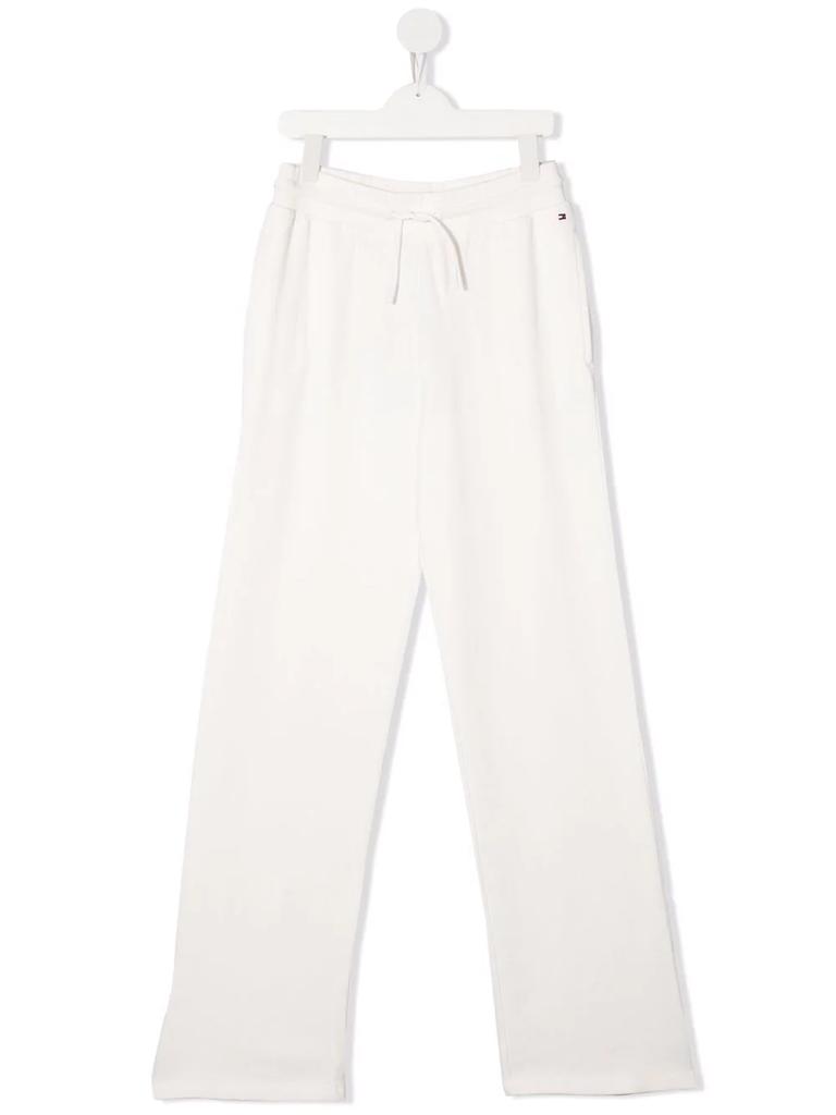 Tommy Hilfiger Junior TEEN organic cotton track trousers - kids -  -  - White