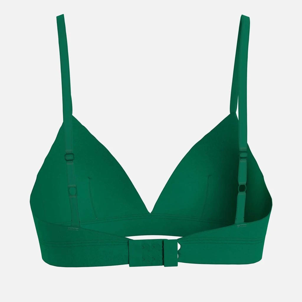 Tommy Hilfiger Tommy Hilfiger Unlined Recycled Cotton-Jersey Triangle Bra 2