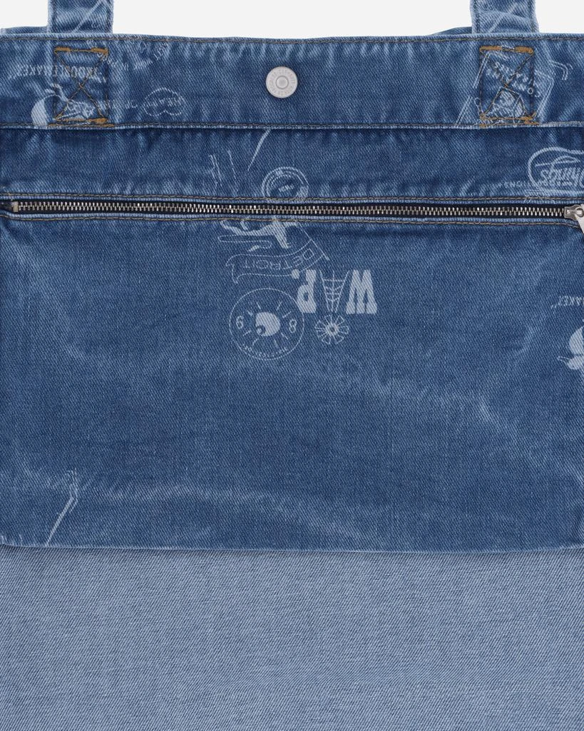 Carhartt WIP Stamp Tote Bag Blue Bleached 5