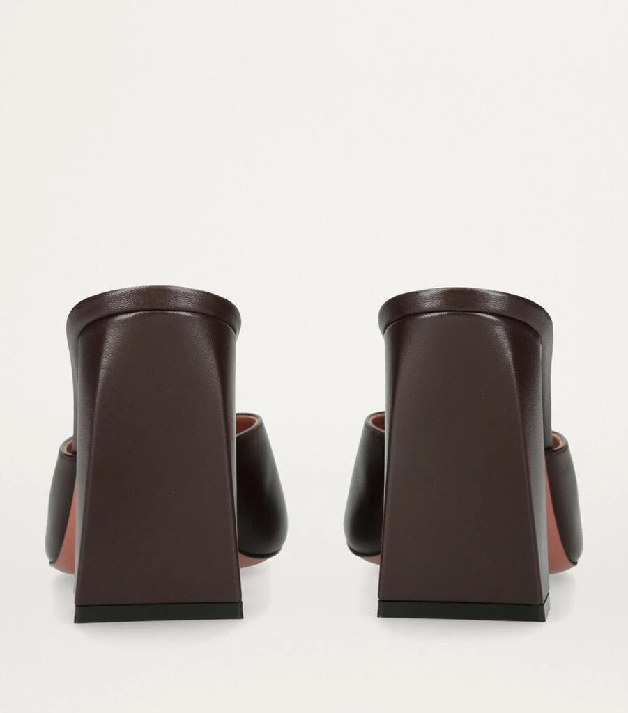 Amina Muaddi Leather Brigitte Mules 95 2