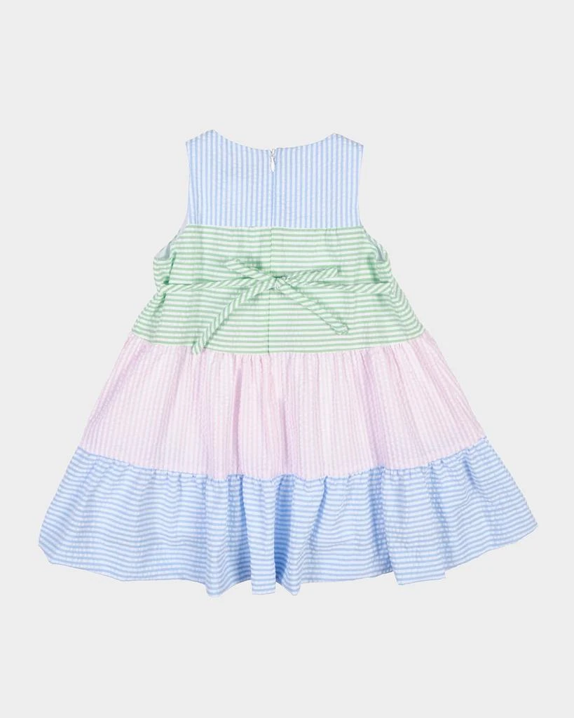 Florence Eiseman Girl
s Tulip Sleeveless Seersucker Dress, Size 2T-6 2