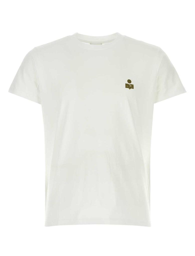 ISABEL MARANT｜SHORT-SLEEVED ROUND NECK T-SHIRTS (ZAFFER Zafferh Tee-Shirt Man black and ecru | ISABEL MARANT