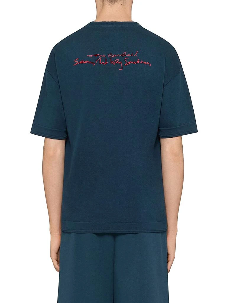 Givenchy T-Shirt in Knit with Medallion 4