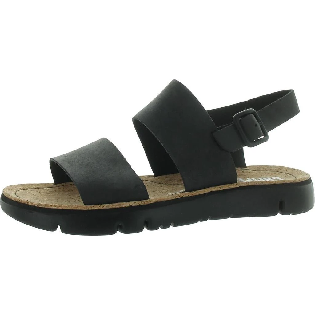 Camper Oruga Womens Leather Buckle Flat Sandals 1