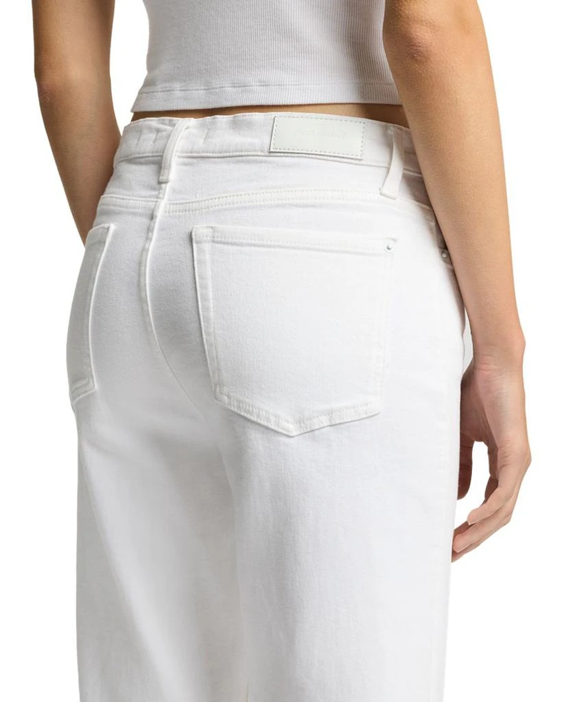 7 For All Mankind Cropped Alexa High Rise Jeans in Soleil 5