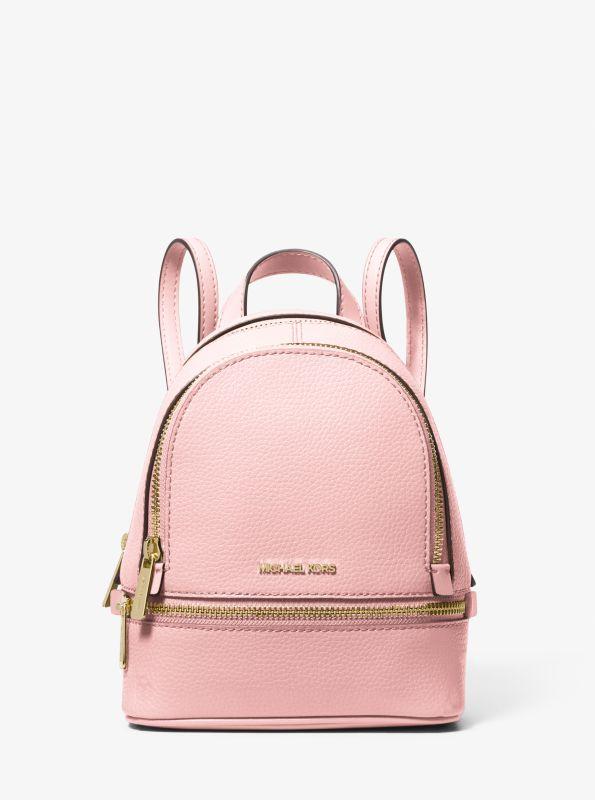 Michael Kors Rhea Extra-Small Pebbled Leather Backpack