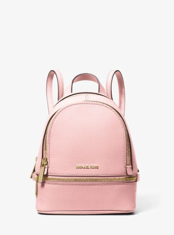 Michael Kors Rhea Extra-Small Pebbled Leather Backpack 1