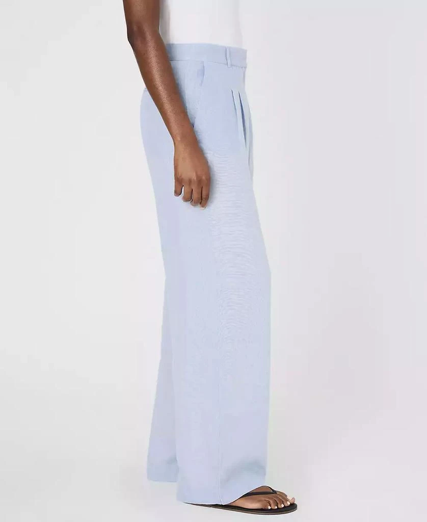 French Connection Women's Birdie Front-Pleat Wide-Leg Pants 2