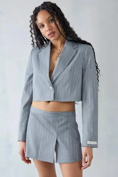 Light Before Dark Light Before Dark Cally Cropped Striped Blazer 2