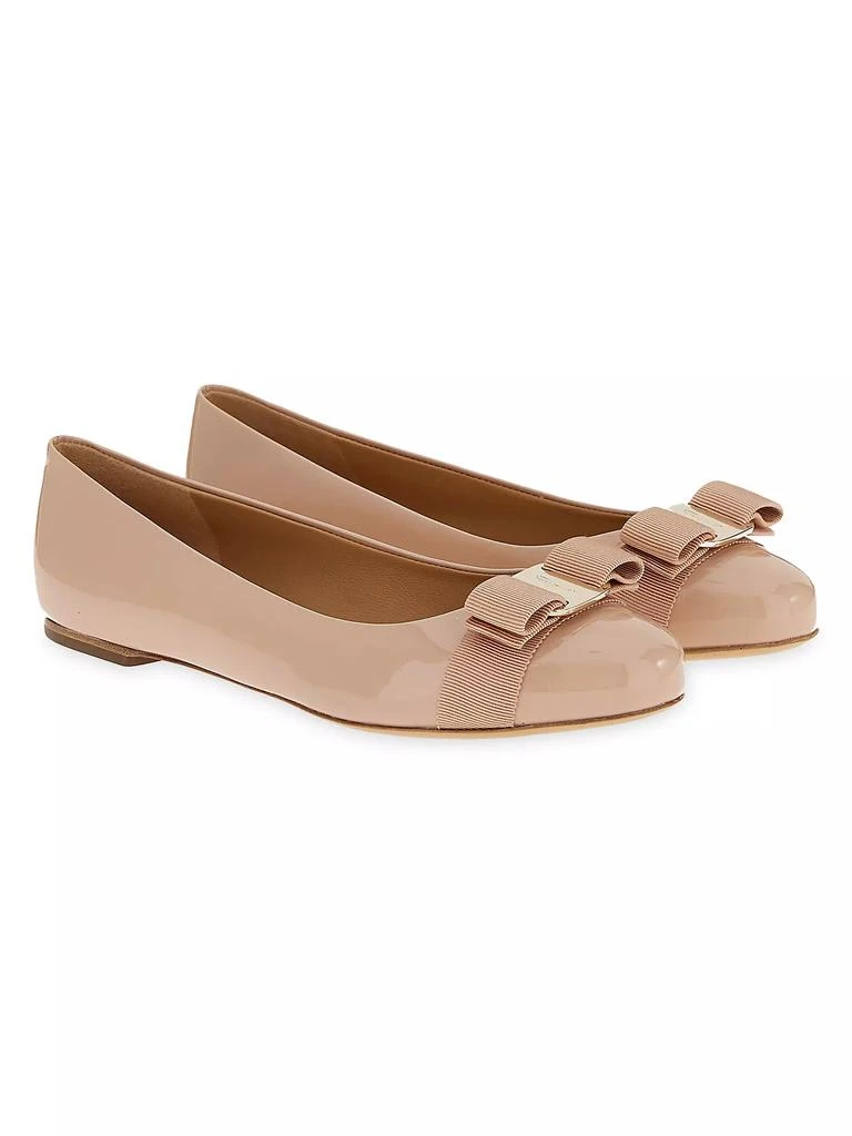 Salvatore Ferragamo Varina Patent Leather Ballet Flats 2