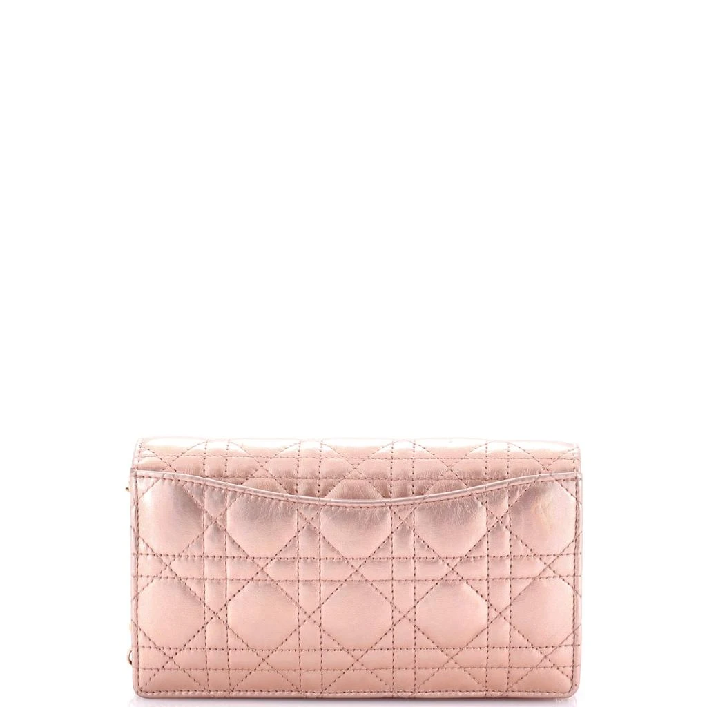 Dior Caro Wallet on Chain Pouch Cannage Quilt Leather 3