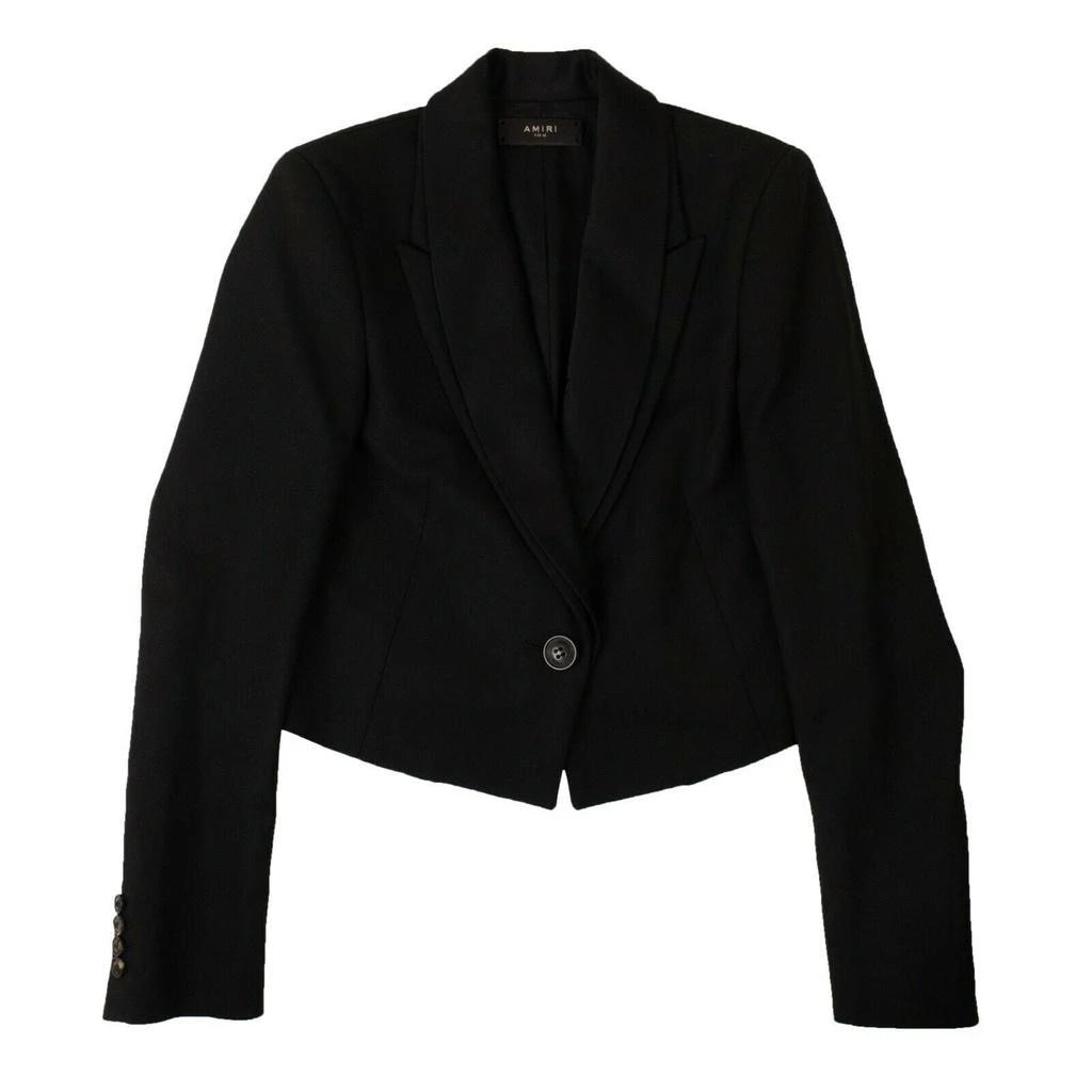 AMIRI Women's Black Double Collar Blazer 1