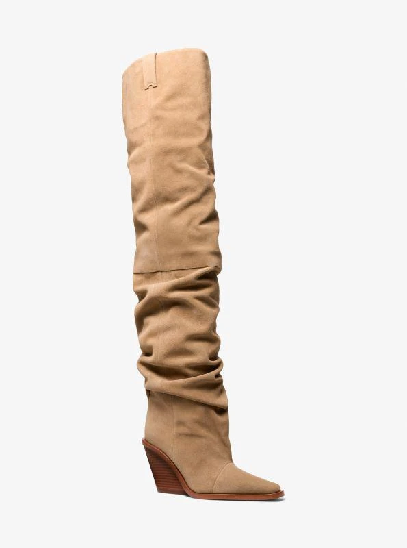 Michael Kors Noemie Suede Over-the-Knee Boot 1