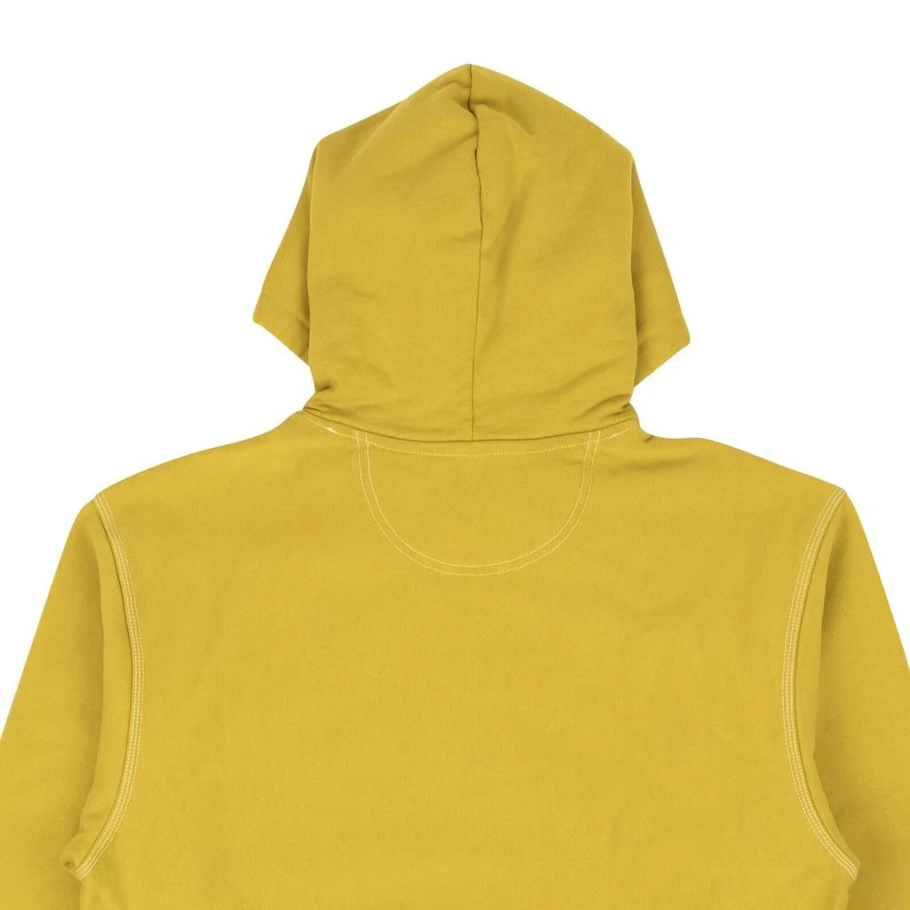 STUSSY Gold Cotton Contrast Stitch Label Hoodie 2