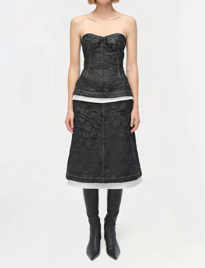 SIMKHAI Zander Bustier Top In Black