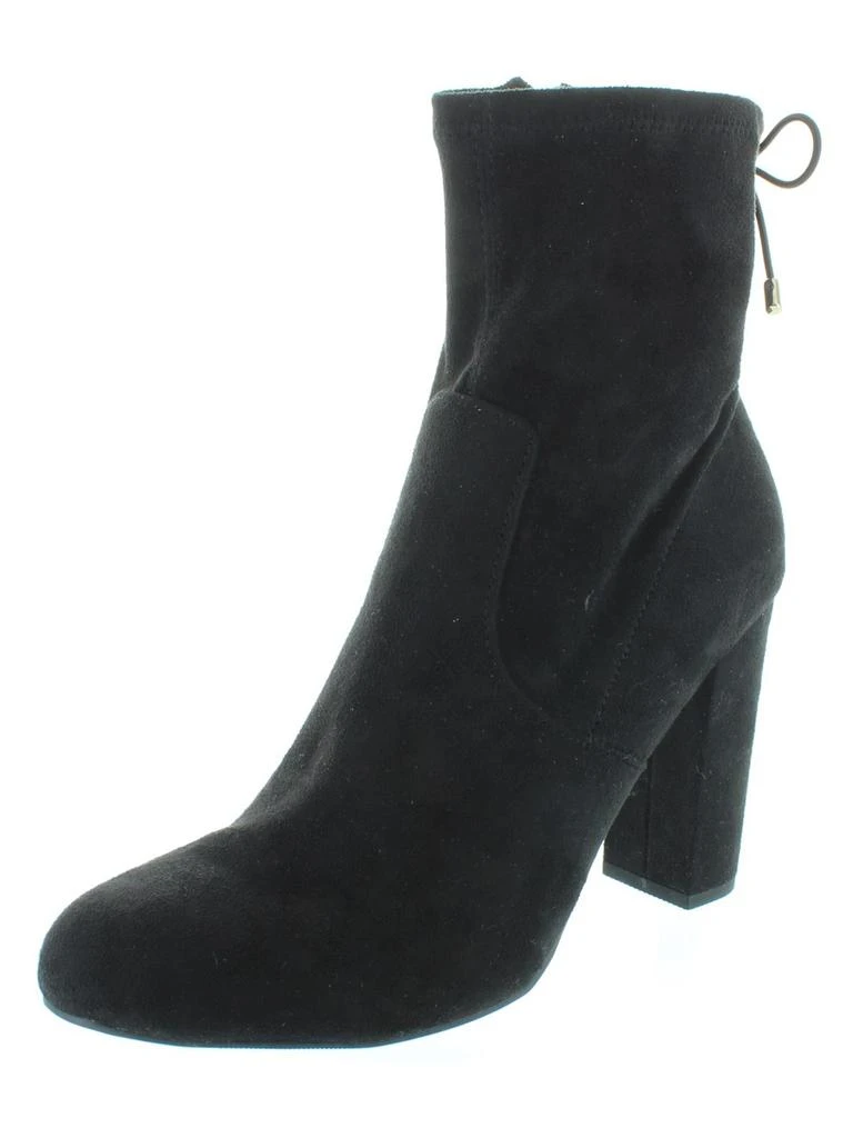 Material Girl Ali Womens Solid Back Tie Ankle Boots 1