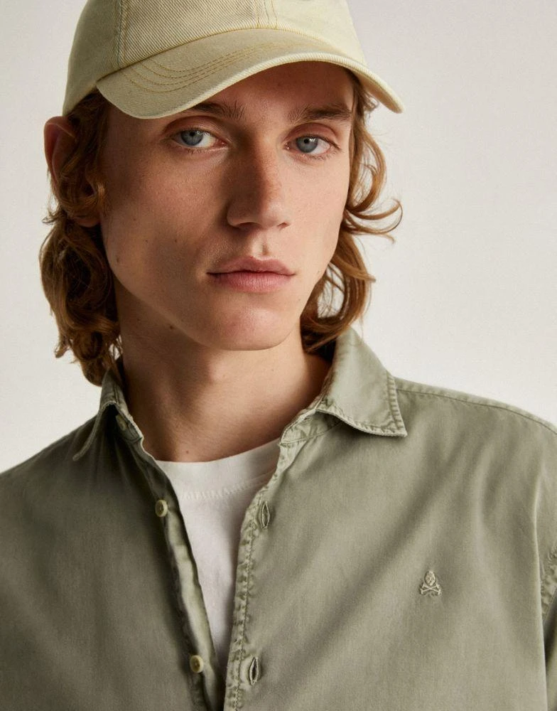 Scalpers Scalpers summer seattle shirt in light khaki 2