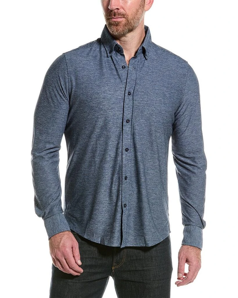 Report Pique Print Sport Shirt 1