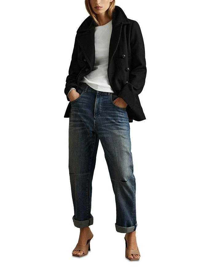 REISS Lily Wool Blend Pea Coat 2