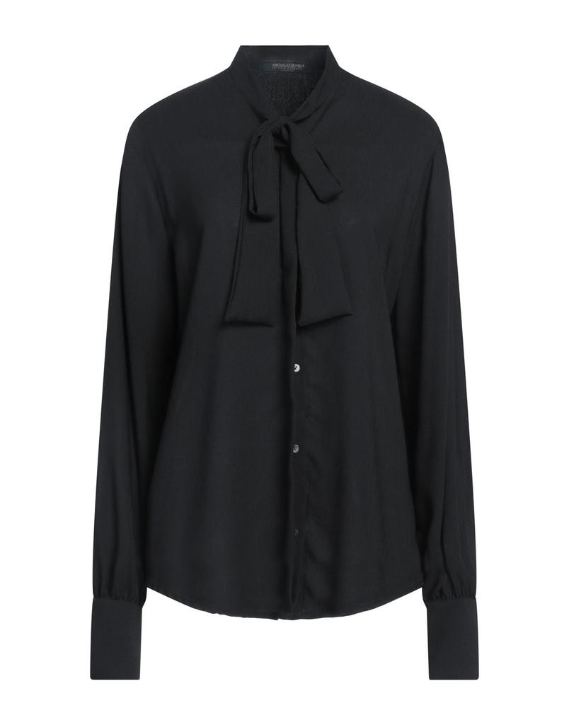 MESSAGERIE Solid color shirts & blouses