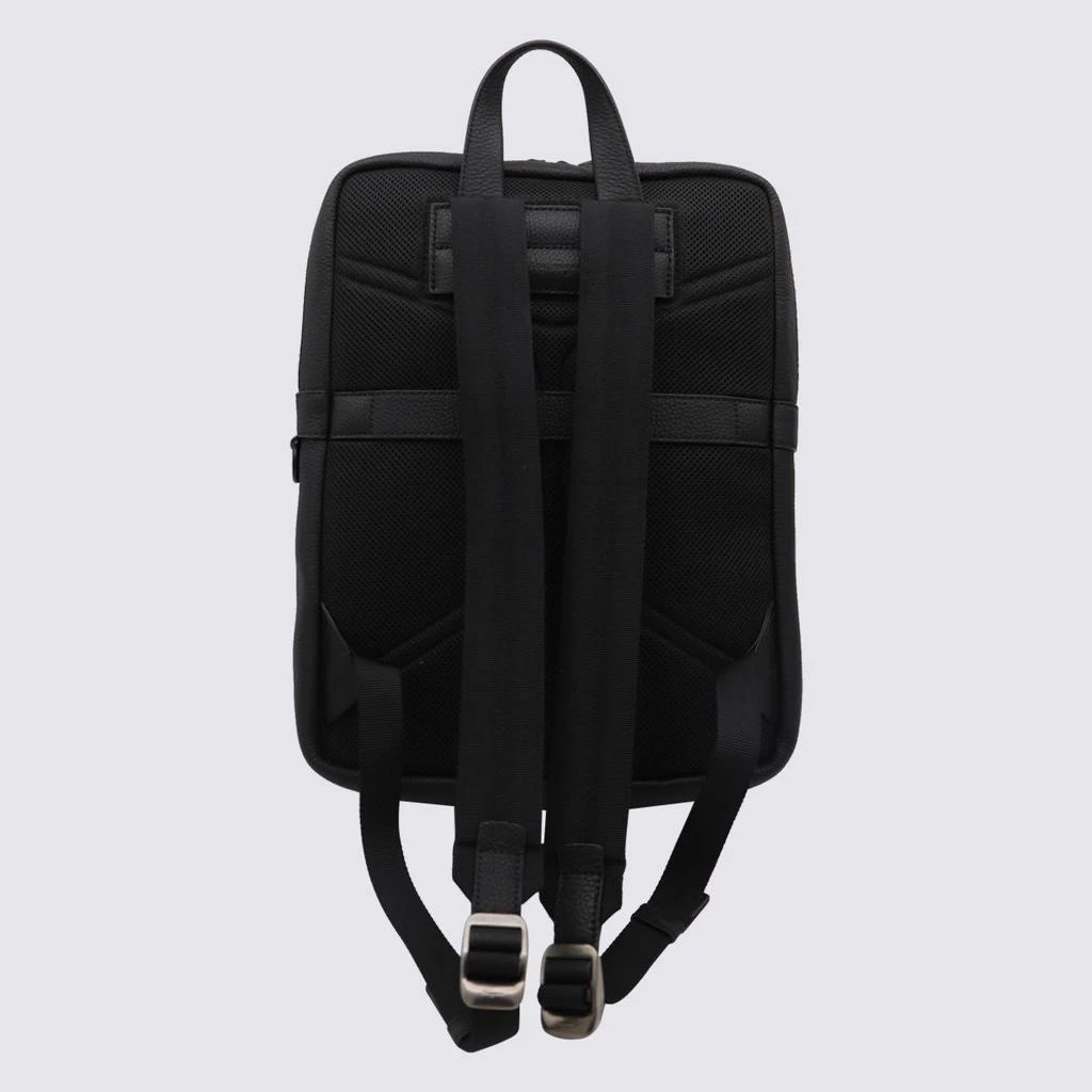 Salvatore Ferragamo Salvatore Ferragamo Black Leather Backpack 2