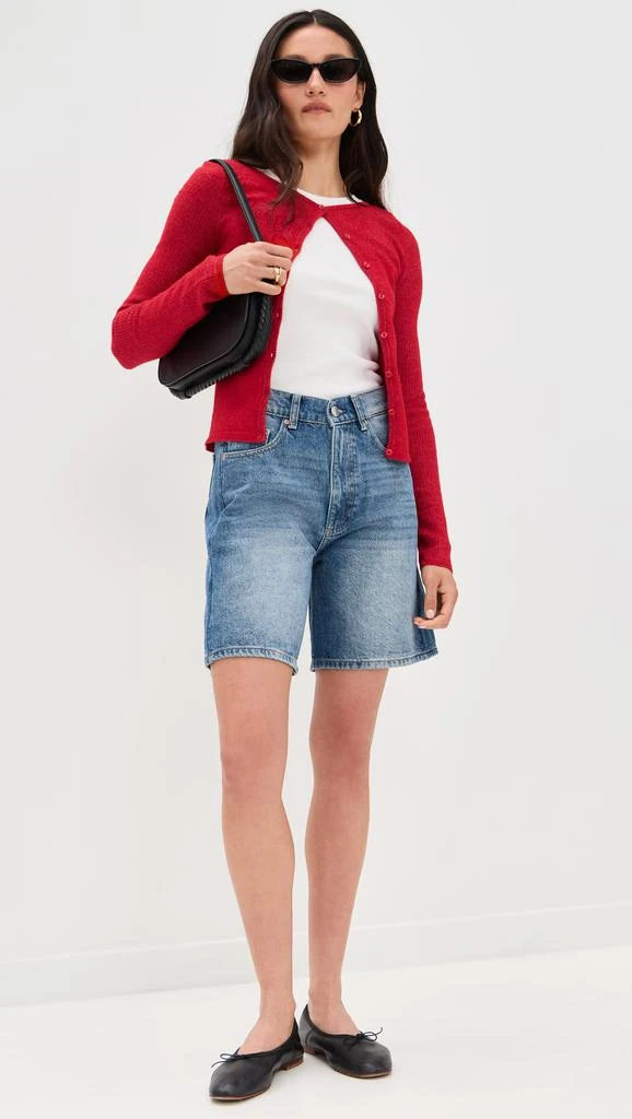 DL1961 Taylor Ultra High Rise Denim Shorts 8