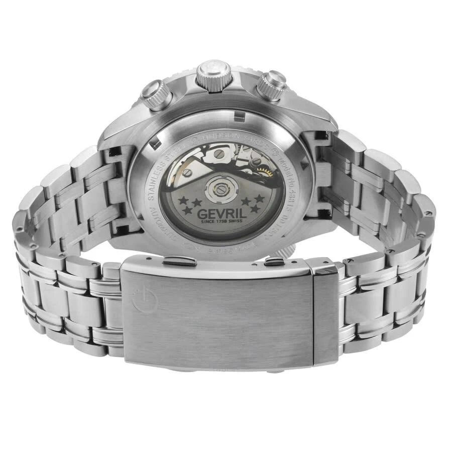 Gevril Hudson Yards Chronograph Automatic Blue Dial Men's Watch 48815B 2