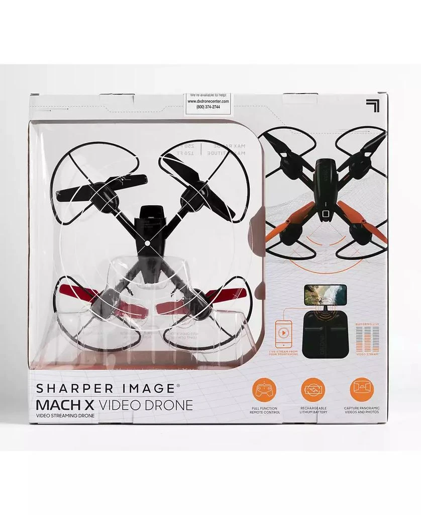 Sharper Image Streaming Camera Mach X-Video Drone 8