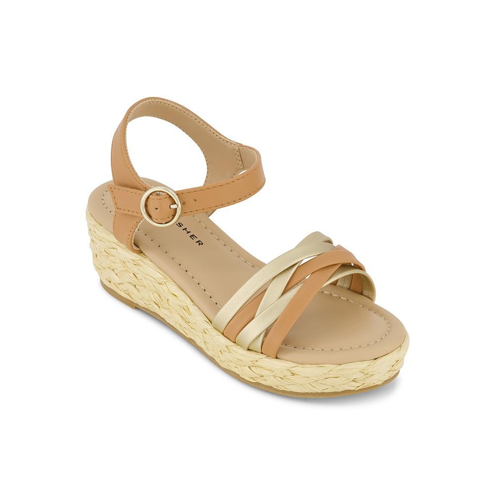 Marc Fisher Little and Big Girls Marren Strap Wedge Sandals