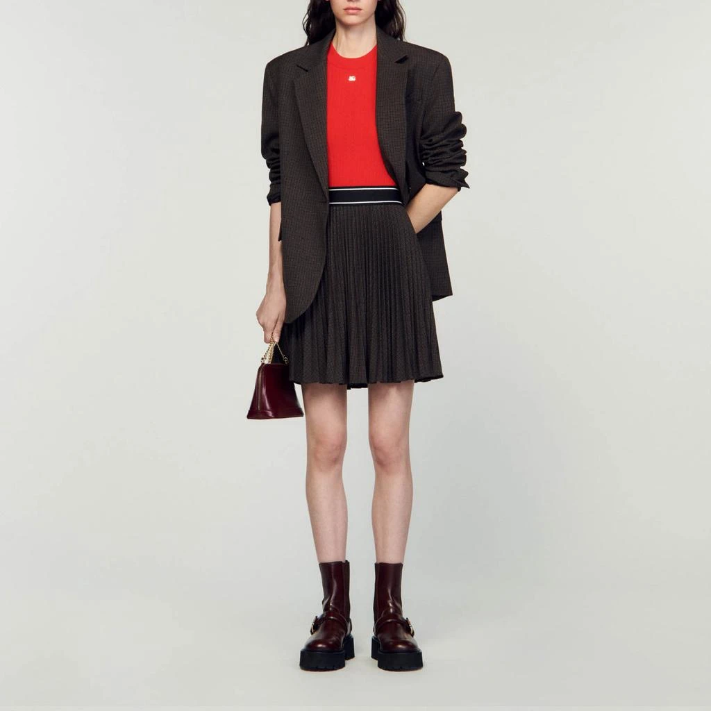 Sandro Pleated skirt 1