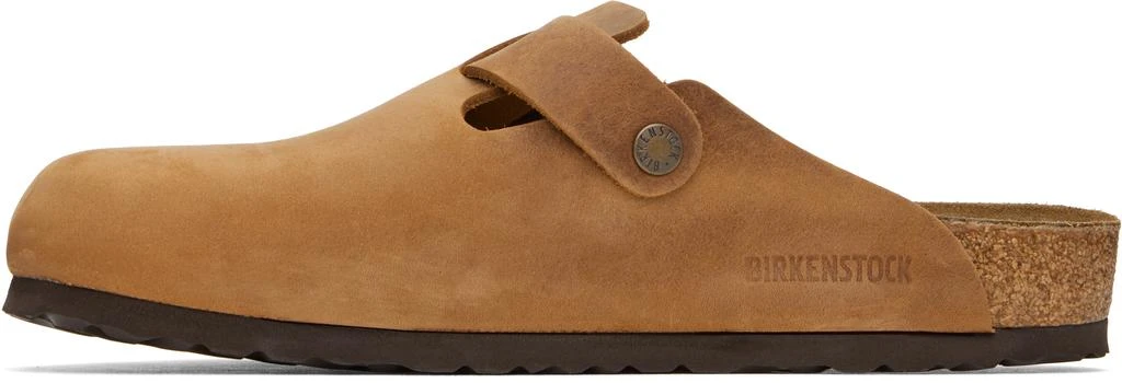Birkenstock Tan Regular Boston Slip-on Loafers - Business  display picture 1