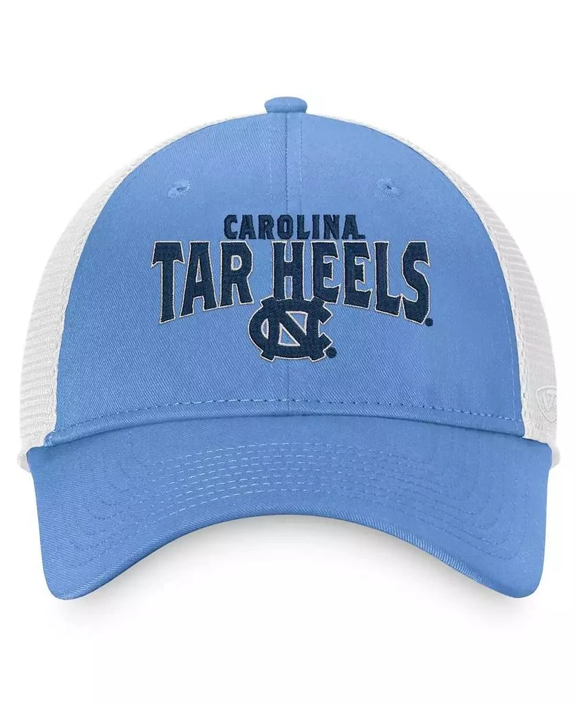 Majestic Men's Carolina Blue North Carolina Tar Heels Breakout Trucker Adjustable Hat 2