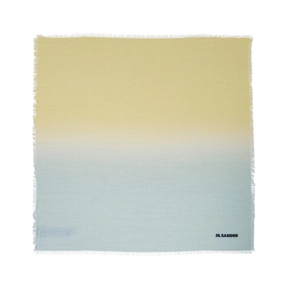 Jil Sander Jil Sander Logo Printed Foulard