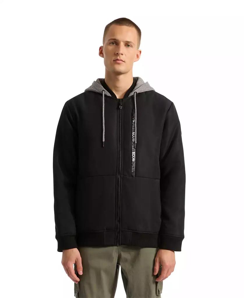 Ecko Unltd Men's Don’t Give Up Sherpa Varsity Jacket